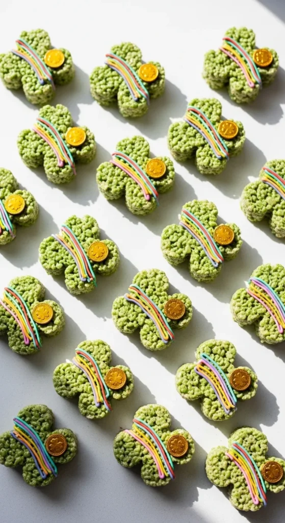 St Patrick’s Day Rice Krispie Treats