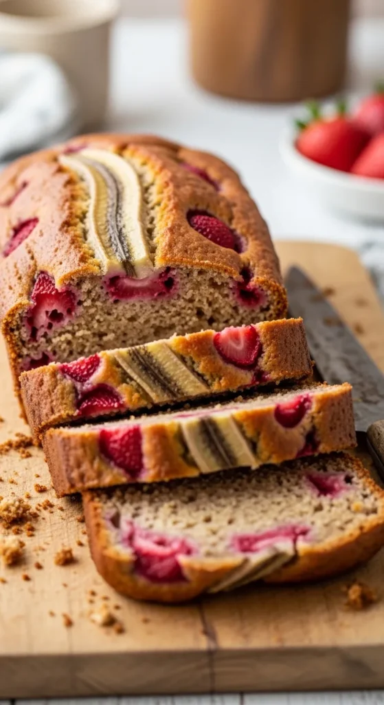 Strawberry Banana Bread