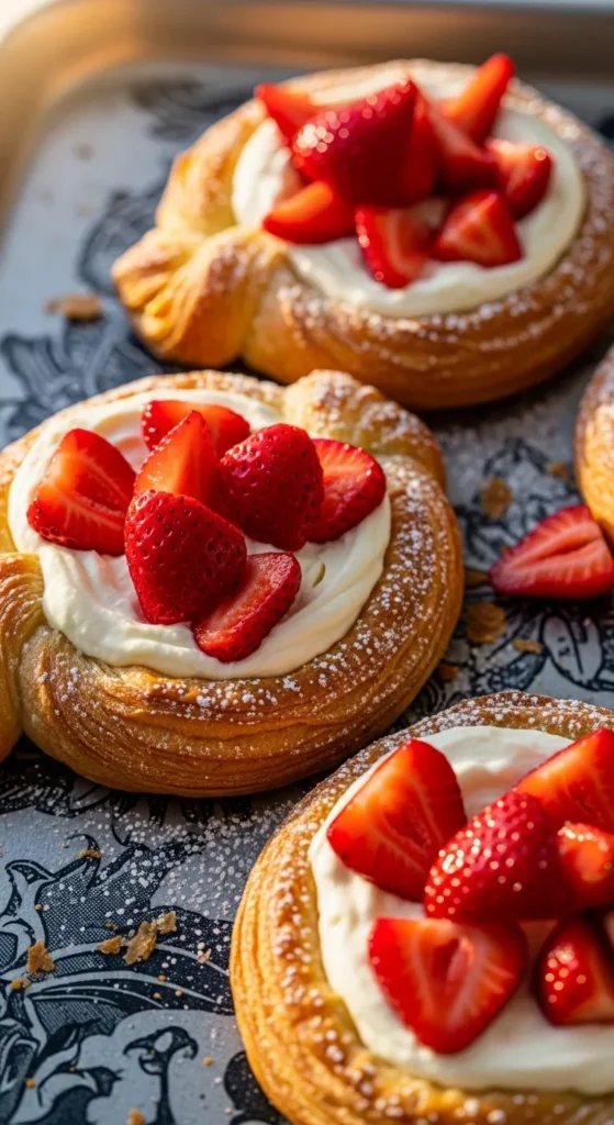 Strawberry Cream Cheese Danish