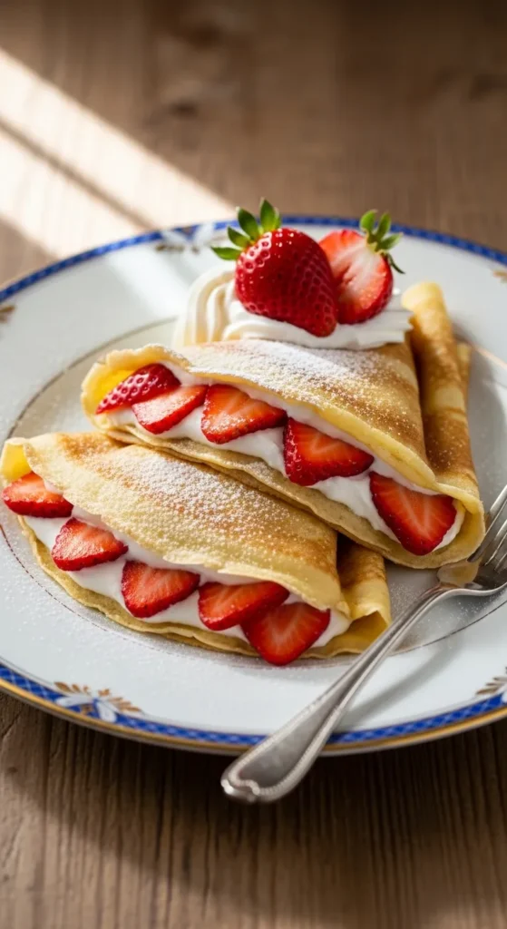 Strawberry Crepes