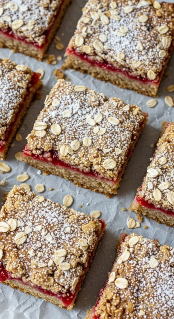 Strawberry Oatmeal Bars