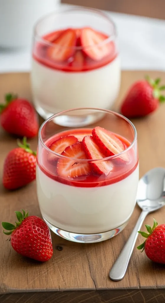 Strawberry Panna Cotta