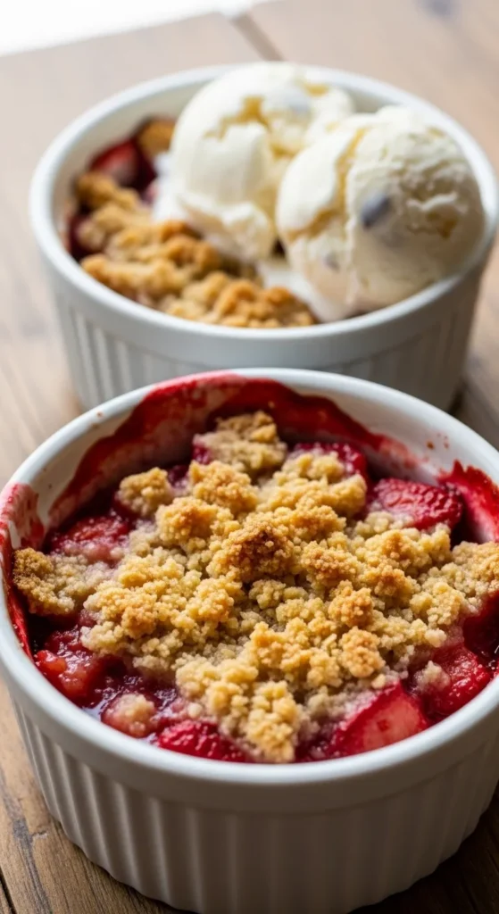 Strawberry Rhubarb Crisp