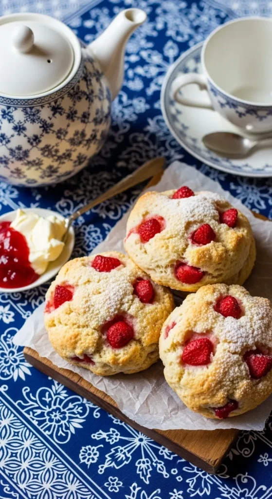 Strawberry Scones