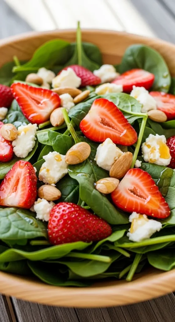 Strawberry Spinach Salad