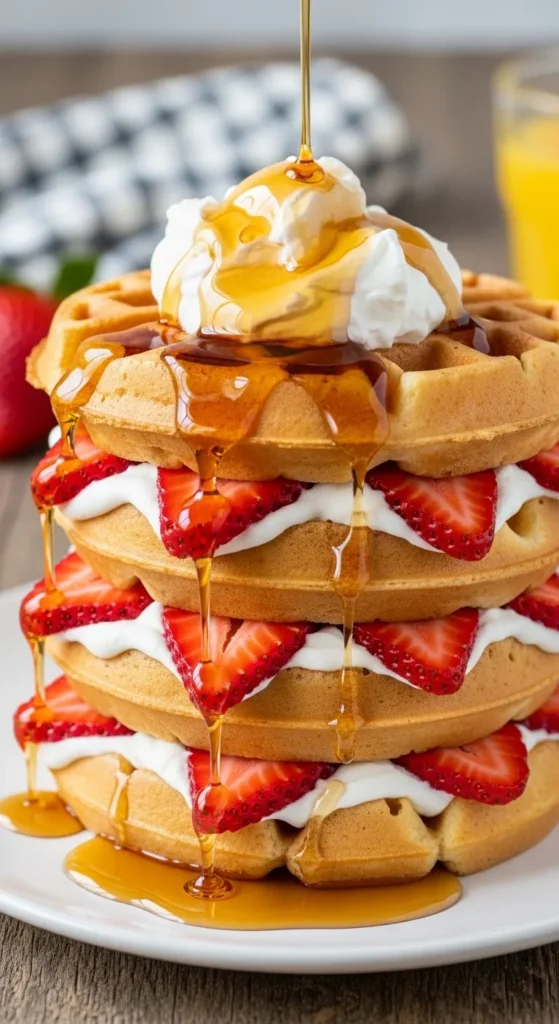 Strawberry Waffles