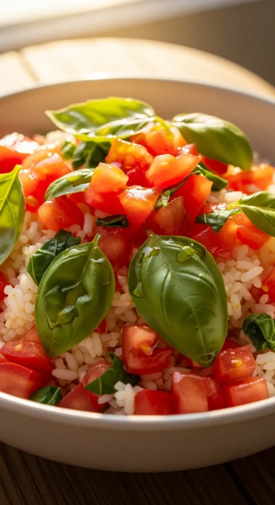Tomato Basil Rice