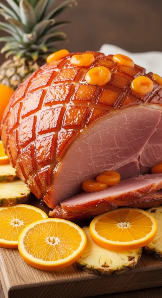Apricot Glazed Ham