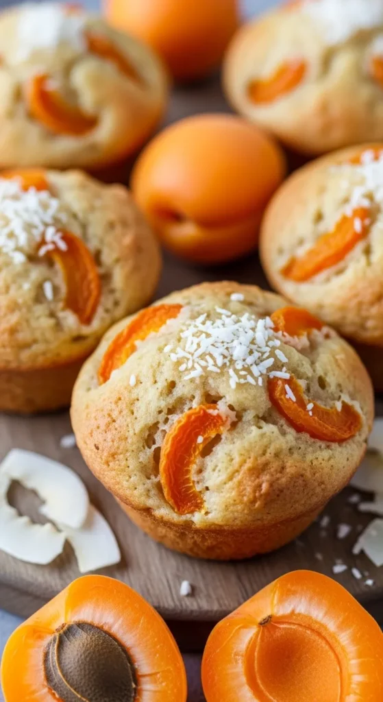 Apricot and Coconut Muffins
