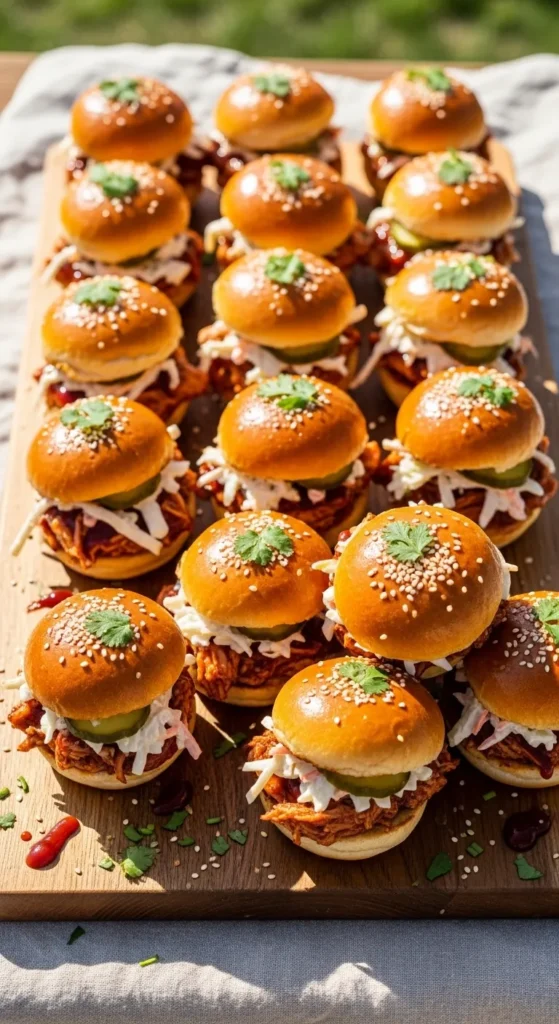 BBQ Chicken Sliders