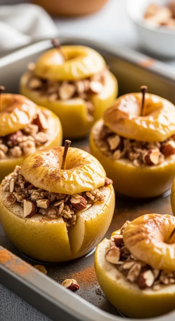 Baked Apple Almond Cups