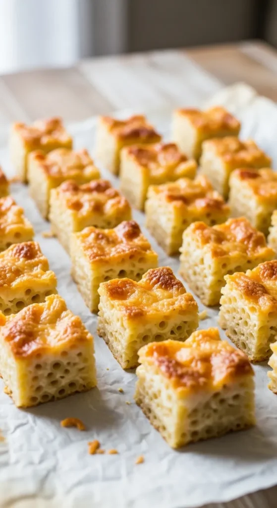 Baked Mac and Cheese Squares
