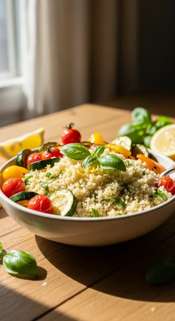 Basil Lemon Couscous Bowl