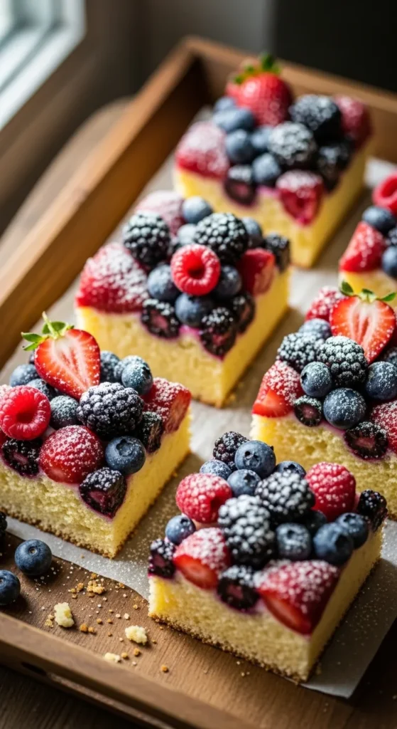 Berry Sheet Pan Cake