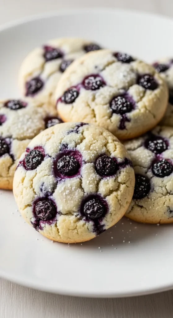 Blueberry Yogurt Cookies