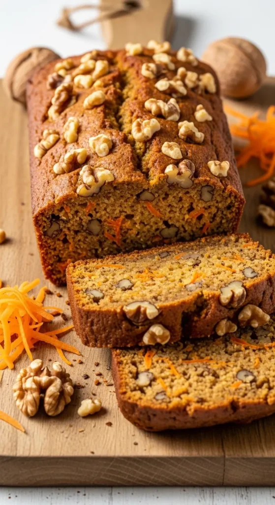 Carrot Walnut Spring Loaf