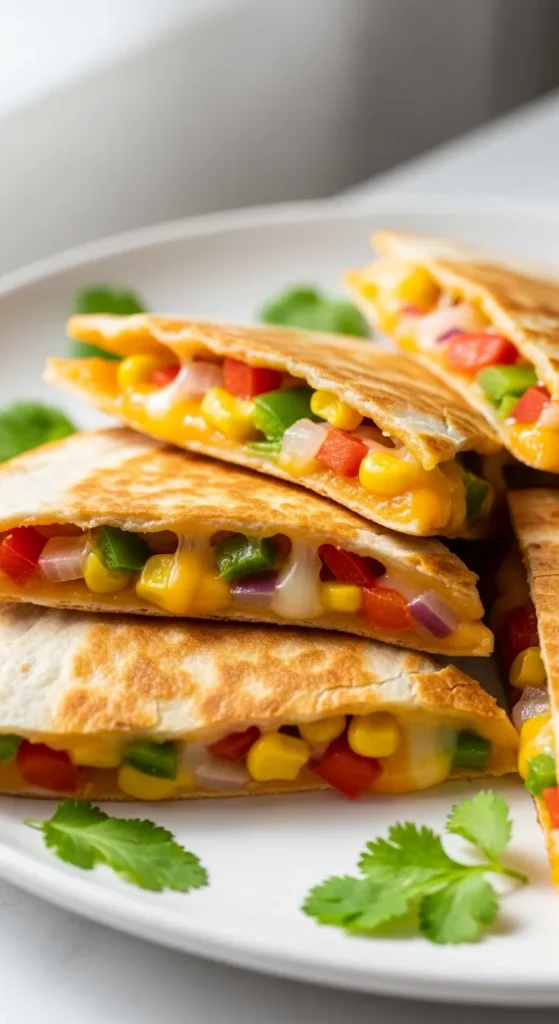 Cheesy Veggie Quesadillas