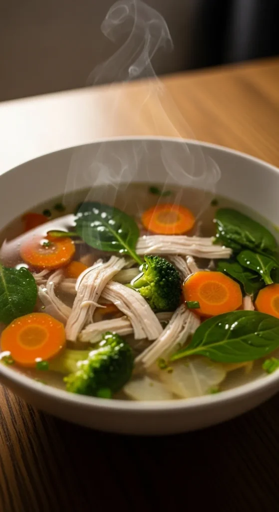 Chicken and Vegetable Clear Soup