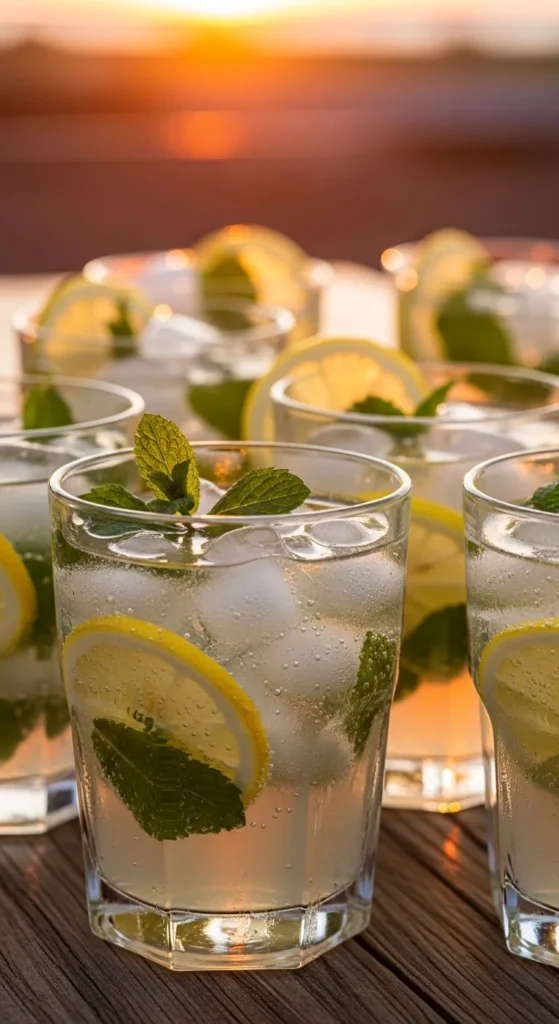 Chilled Lemon Mint Sharbat