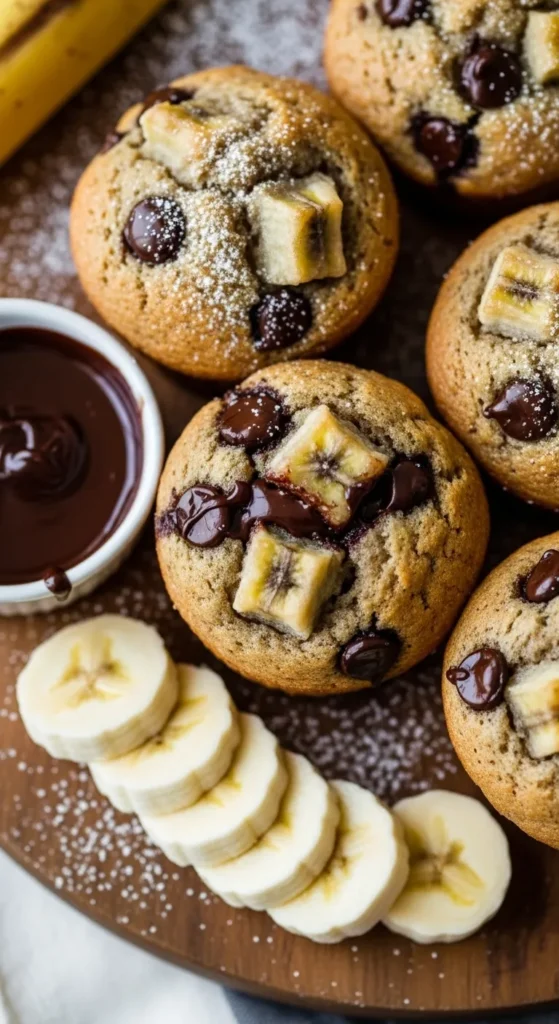 Choco-Banana Muffins