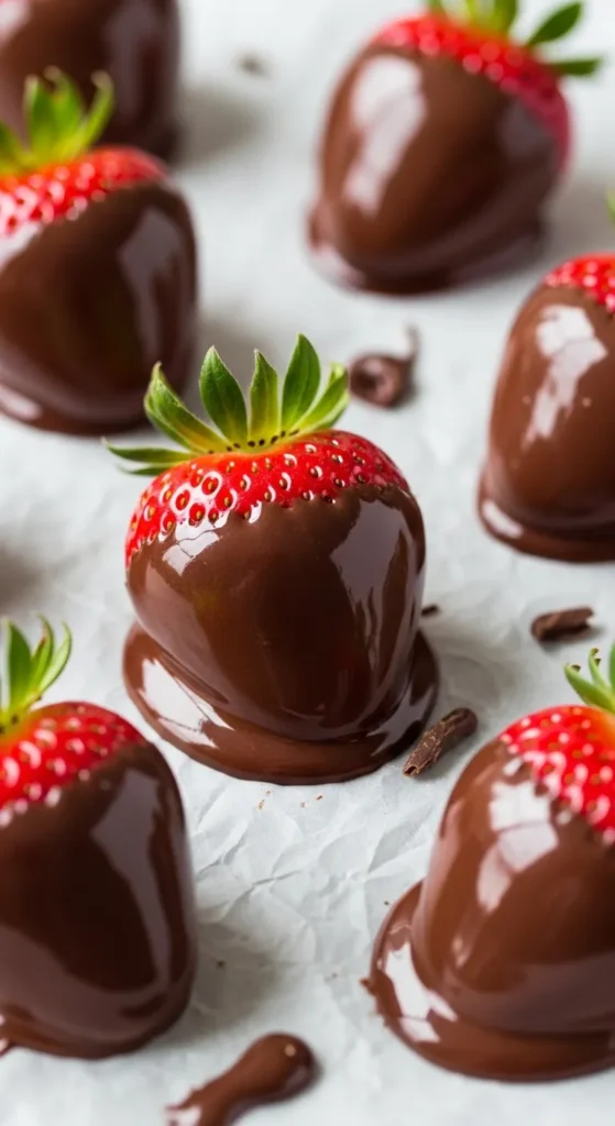 Chocolate-Dipped Strawberries