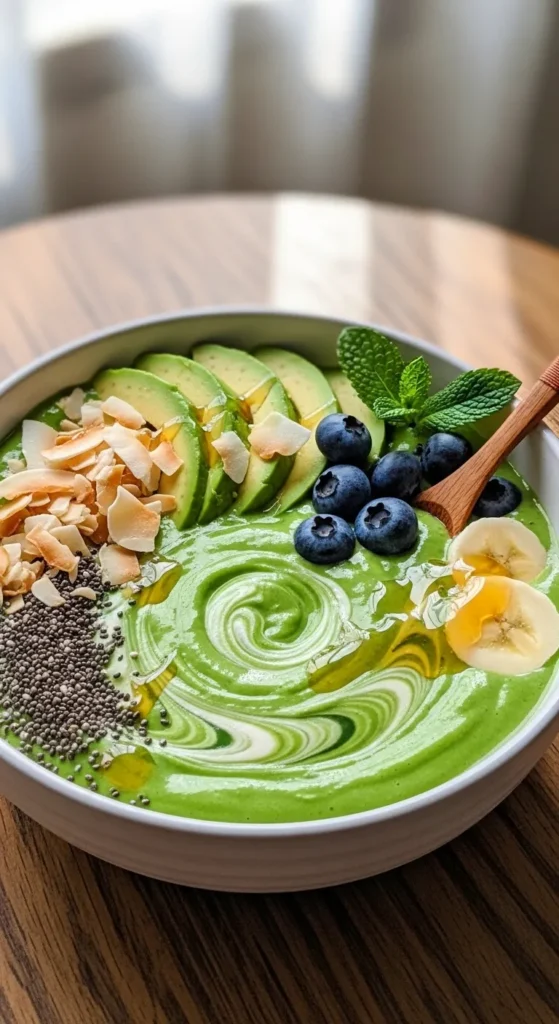 Creamy Avocado Spinach Smooth Bowl