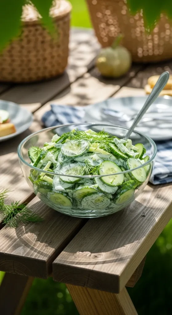 Creamy Cucumber Dill Salad