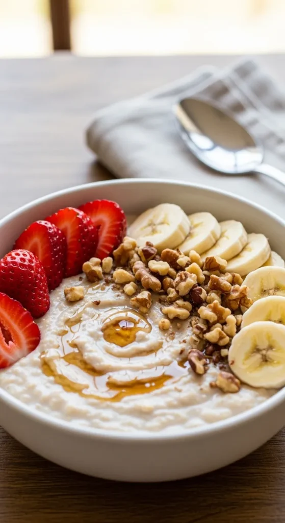 Creamy Oatmeal with Milk