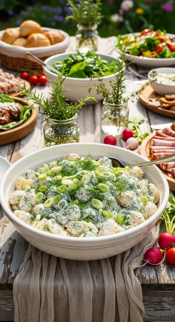 Creamy Potato Salad with Dill