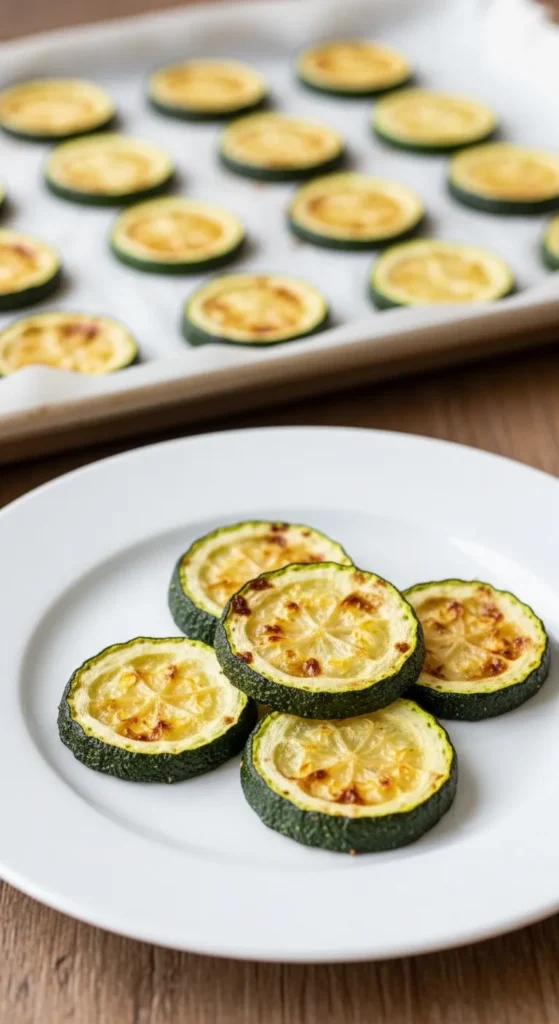 Crispy Baked Zucchini Rounds