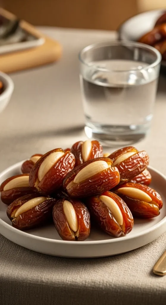 Dates with Almonds