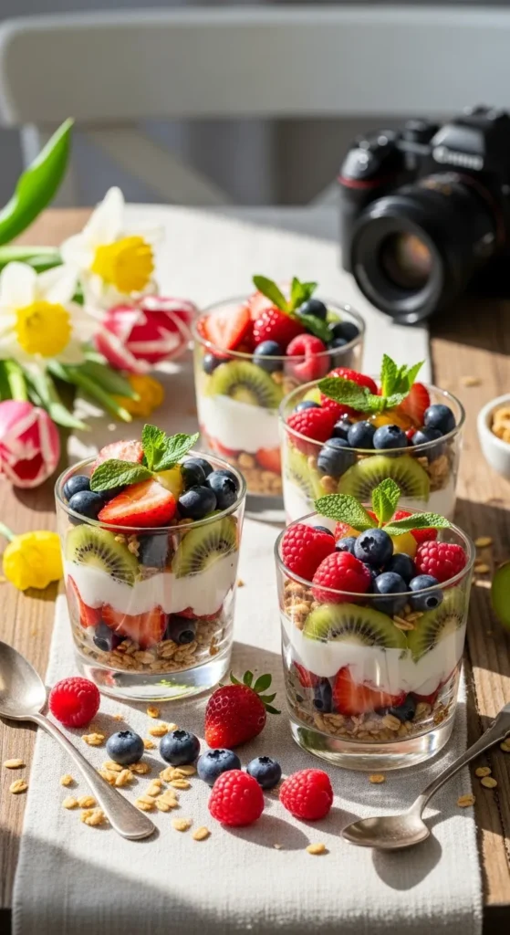Fruit and Yogurt Parfait Cups