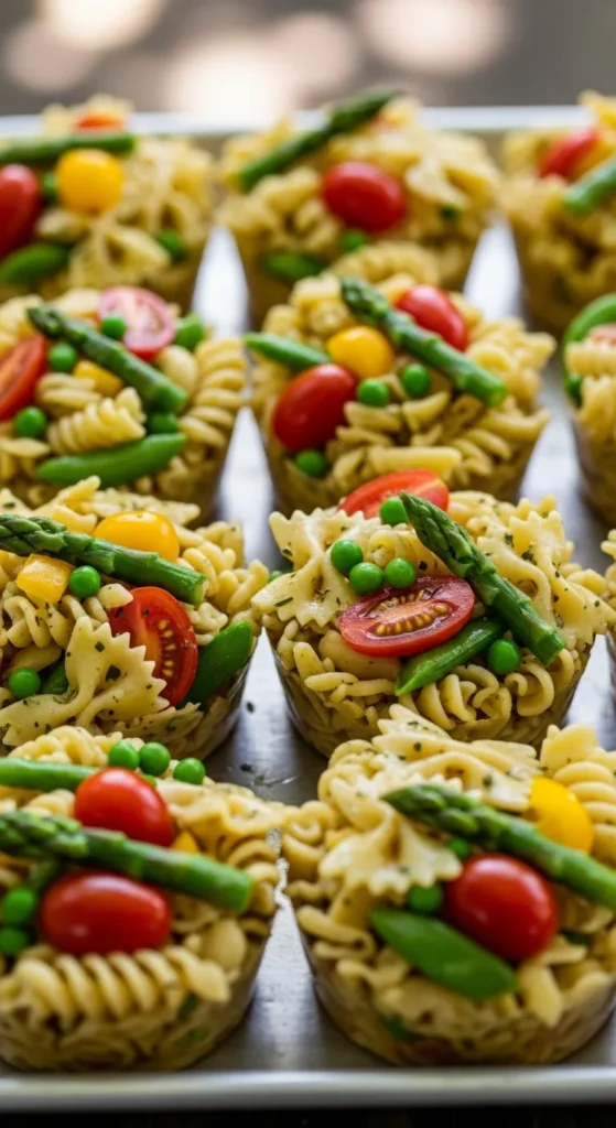 Garden Veggie Pasta Cups