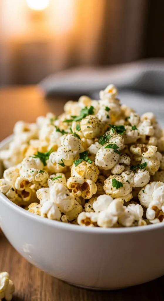 Garlic-Seasoned Popcorn
