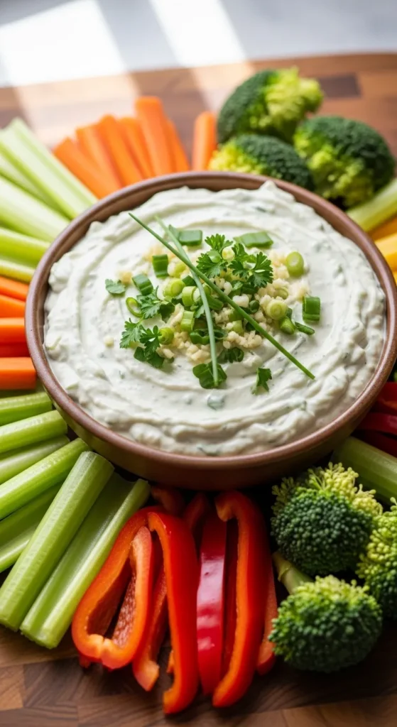 Garlic-Spring Onion Dip