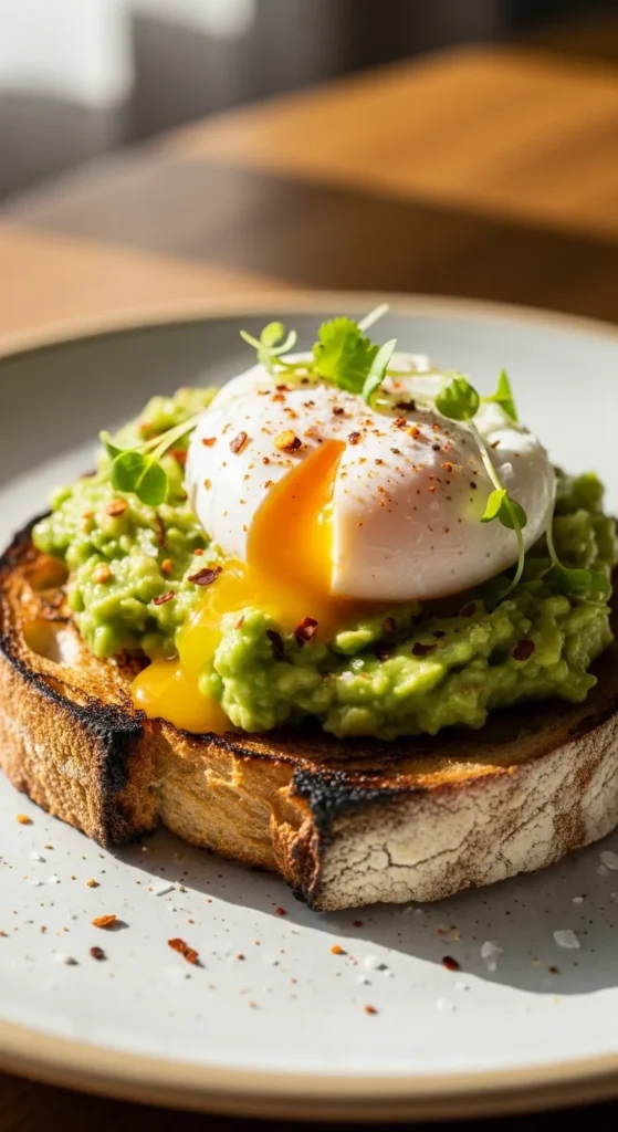 Golden Avocado Toast with Egg