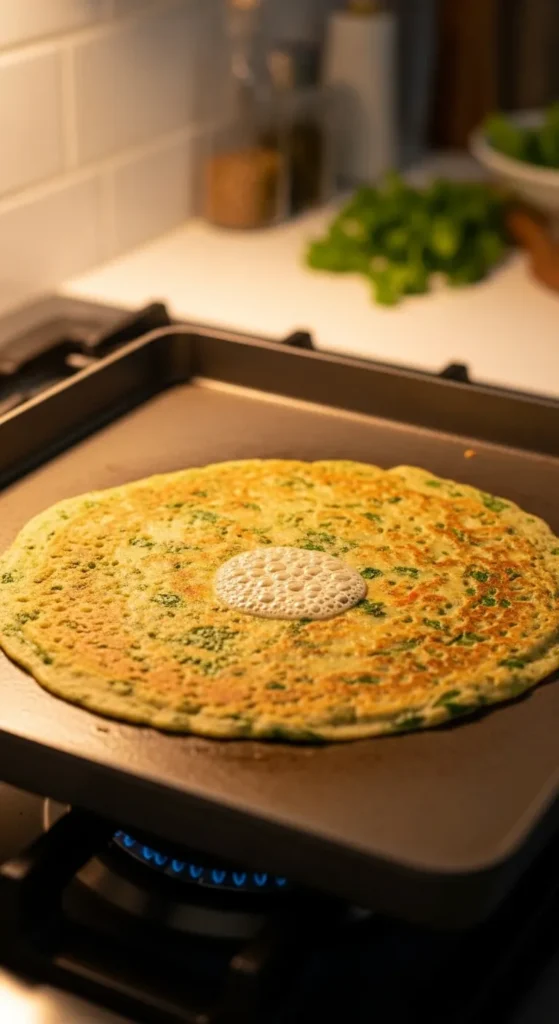 Green Veg Besan Chilla