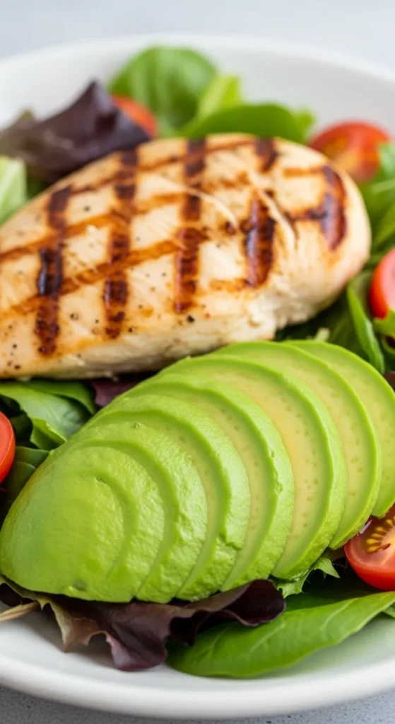 Grilled Chicken and Avocado Salad