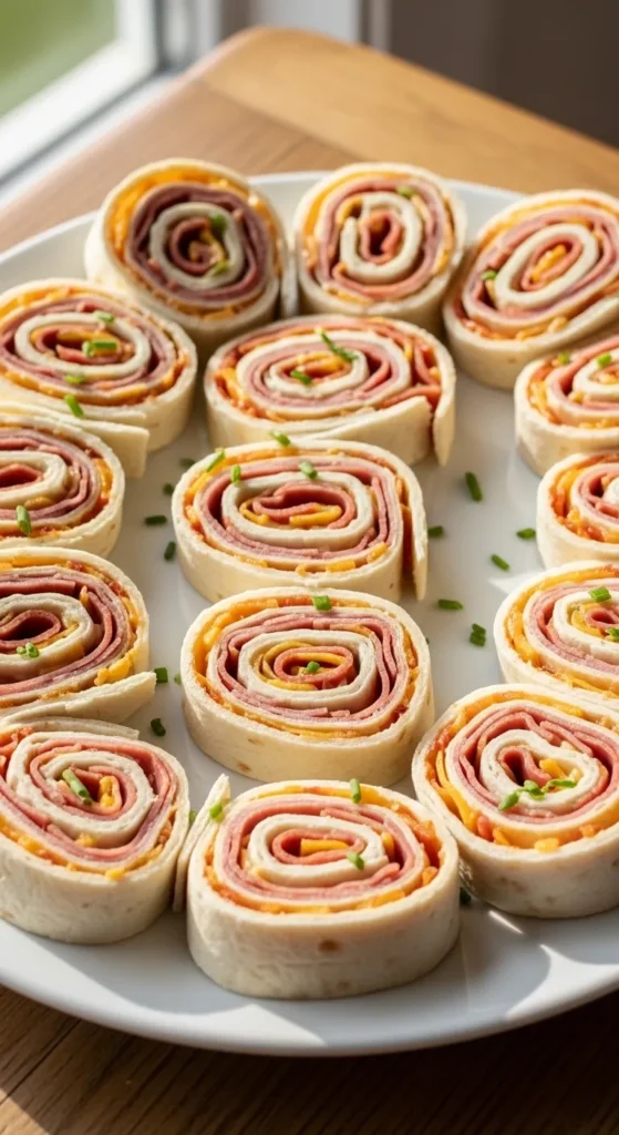 Ham and Cheese Pinwheels