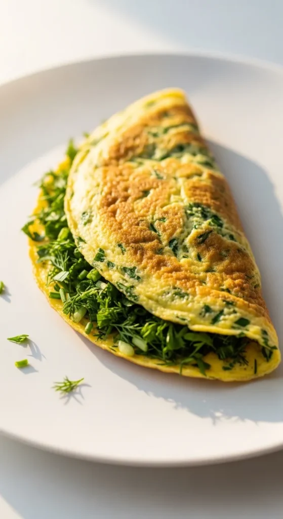 Herb Green Omelette