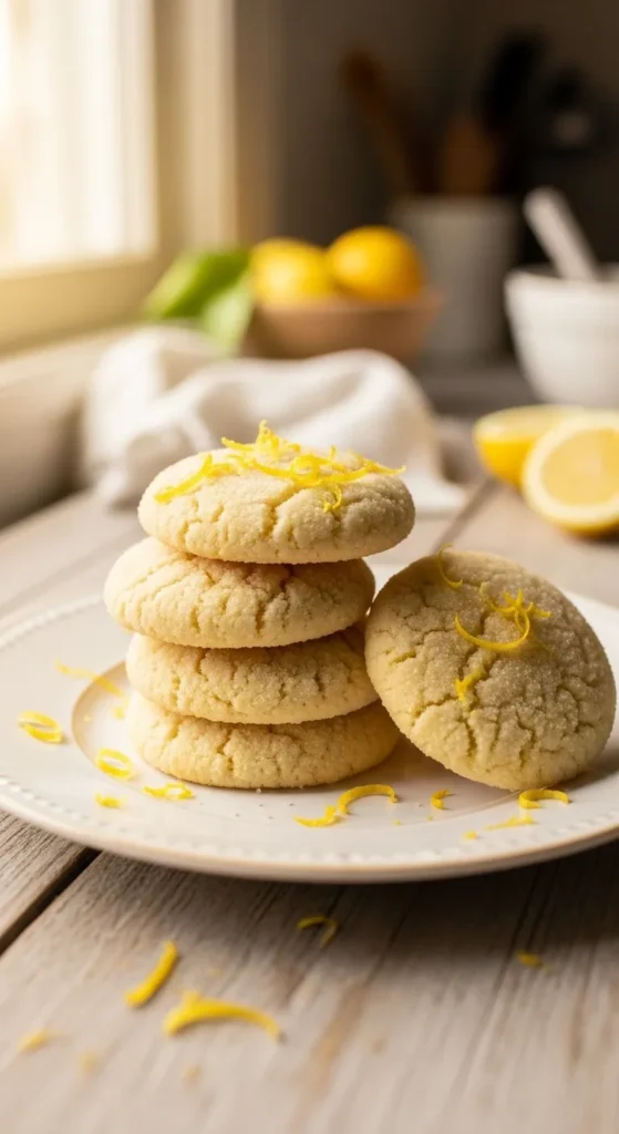Lemon Sugar Soft Cookies