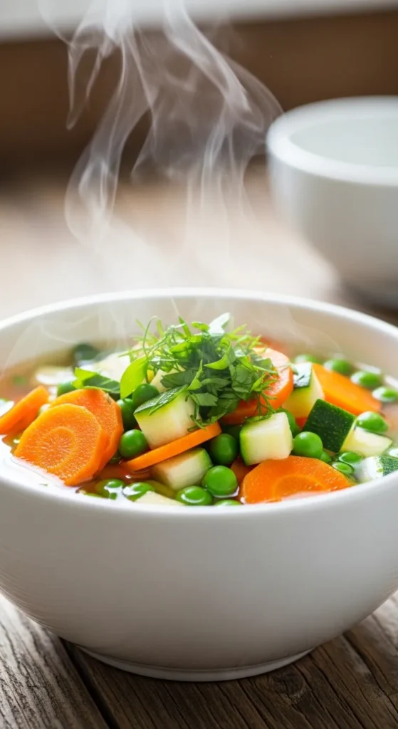 Light Spring Vegetable Soup