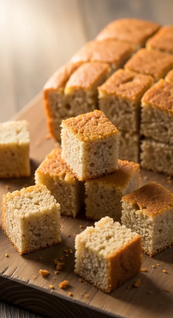 Mini Banana Bread Cubes