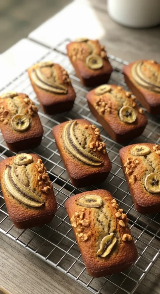 Mini Banana Bread Loaves