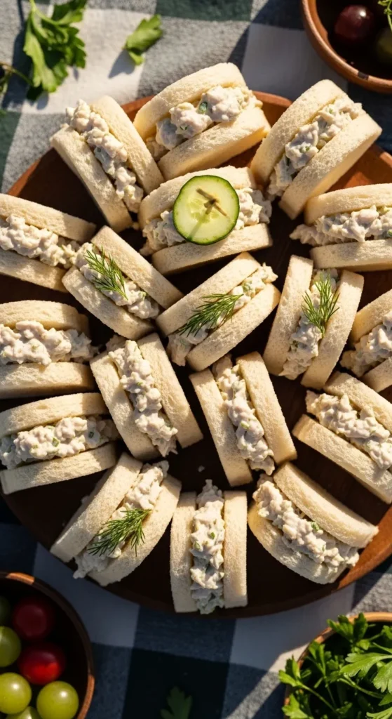 Mini Chicken Salad Sandwiches