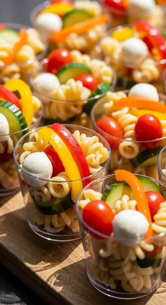 Mini Pasta Salad Cups