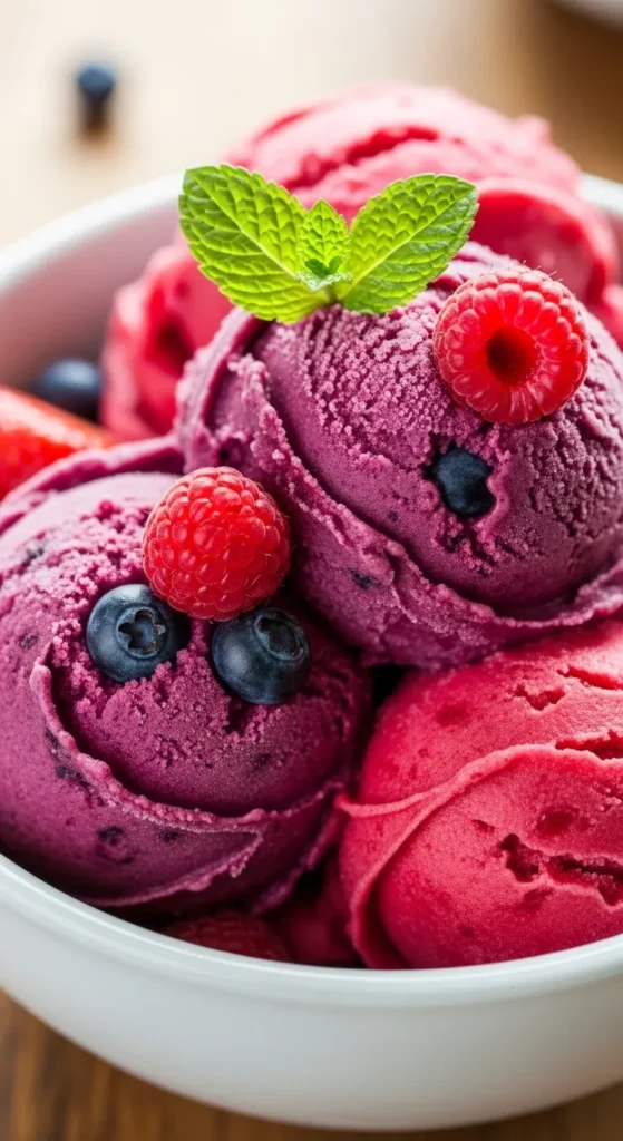 Mixed Berry Sorbet