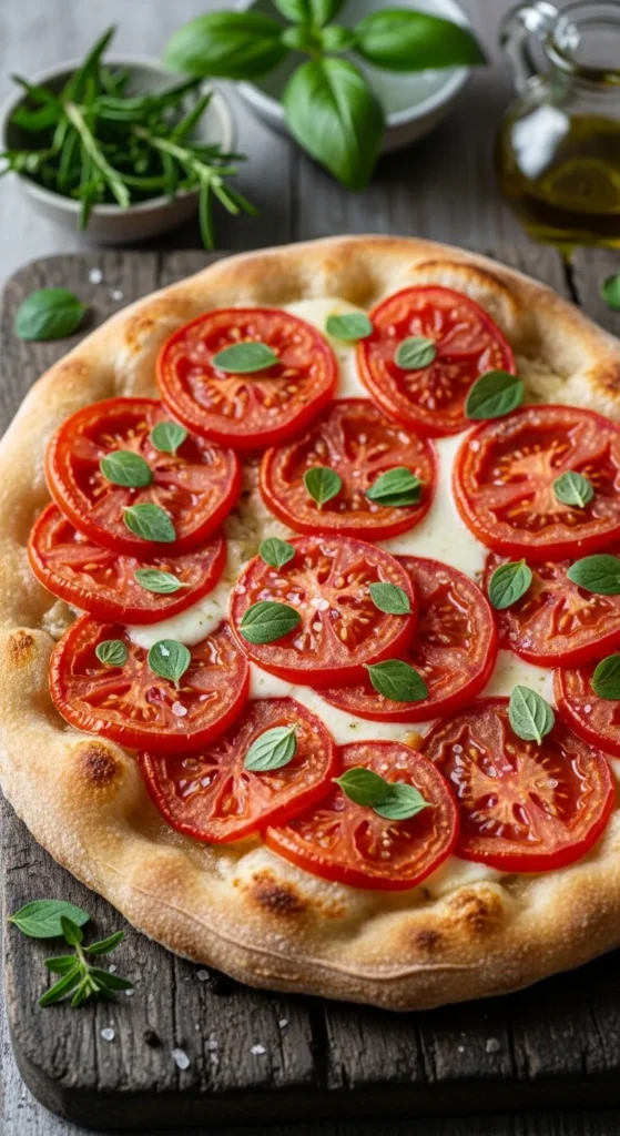 Oregano Tomato Flatbread