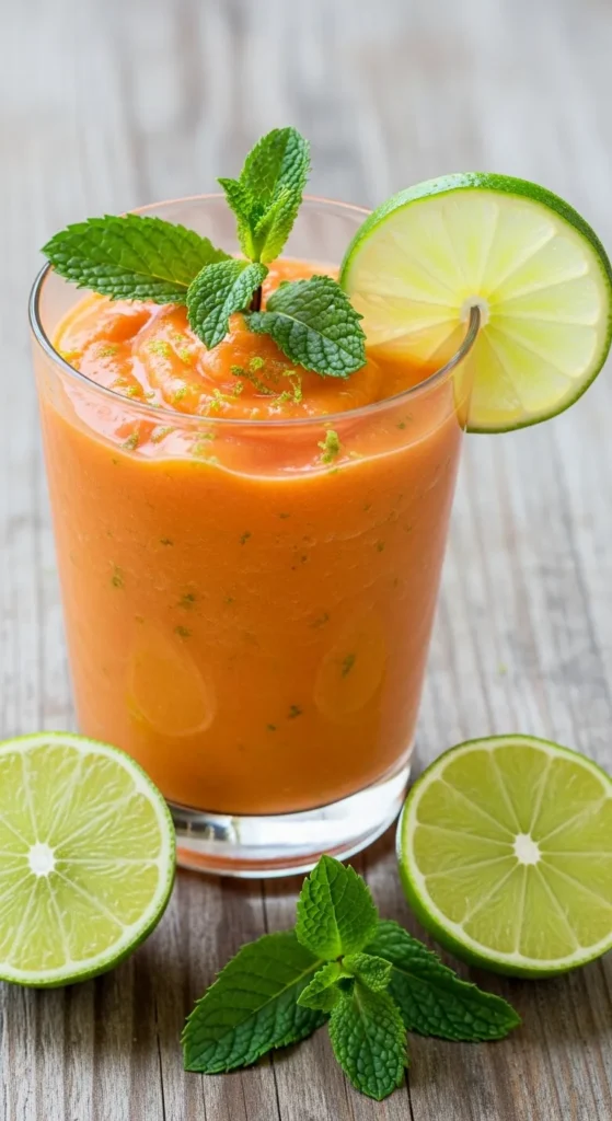 Papaya Lime Smoothie