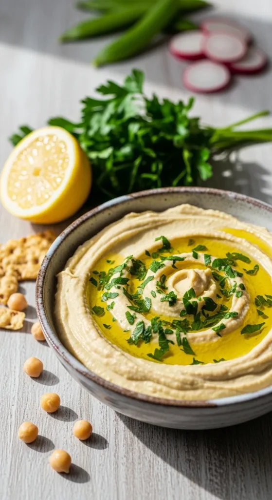 Parsley Lemon Hummus